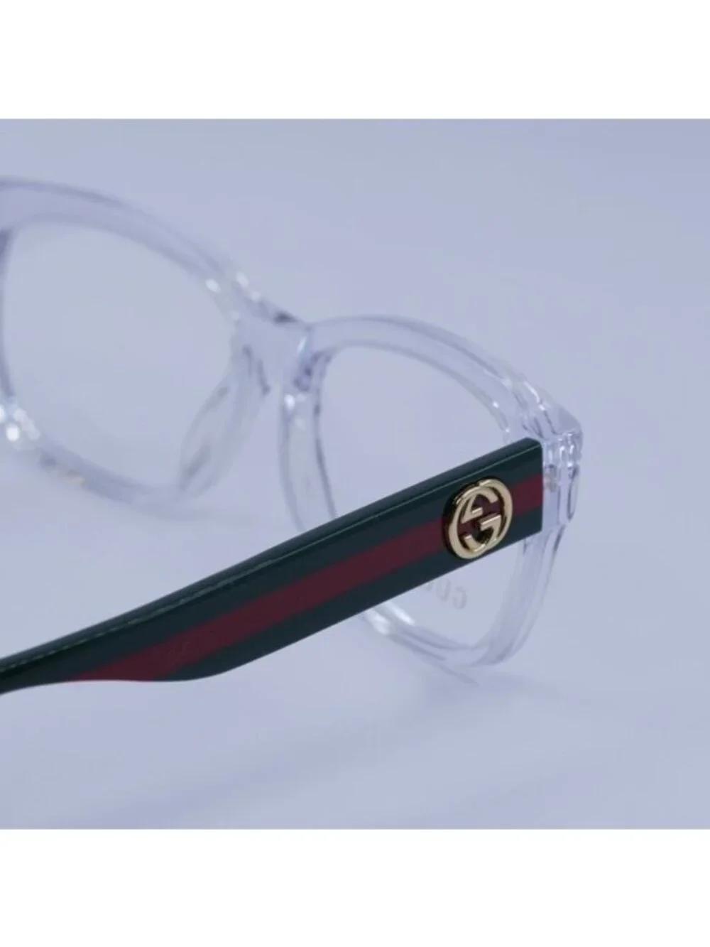 Gucci GG0278O 016 Eyeglasses Crystal 55mm Rectangle Frame